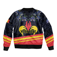 Personalized Belgium Iris Day Bomber Jacket Royaume de Belgique Coat Of Arms - Wonder Print Shop