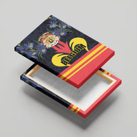 Belgium Iris Day Canvas Wall Art Royaume de Belgique Coat Of Arms - Wonder Print Shop