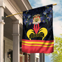 Belgium Iris Day Garden Flag Royaume de Belgique Coat Of Arms - Wonder Print Shop