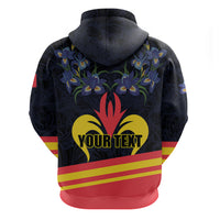 Personalized Belgium Iris Day Hoodie Royaume de Belgique Coat Of Arms - Wonder Print Shop