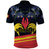 Personalized Belgium Iris Day Polo Shirt Royaume de Belgique Coat Of Arms - Wonder Print Shop