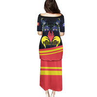 Personalized Belgium Iris Day Puletasi Royaume de Belgique Coat Of Arms - Wonder Print Shop