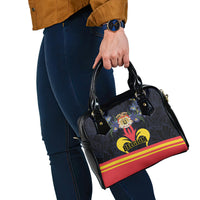 Belgium Iris Day Shoulder Handbag Royaume de Belgique Coat Of Arms