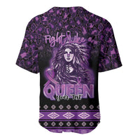 Personalized Native American Lupus Girl Baseball Jersey Fight Like a Queen