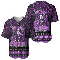 Personalized Native American Lupus Girl Baseball Jersey Fight Like a Queen