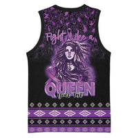 Personalized Native American Lupus Girl Basketball Jersey Fight Like a Queen