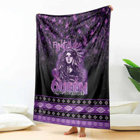 Native American Lupus Girl Blanket Fight Like a Queen