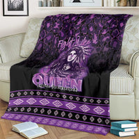 Native American Lupus Girl Blanket Fight Like a Queen