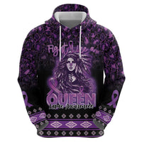 Personalized Native American Lupus Girl Hoodie Fight Like a Queen