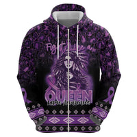 Personalized Native American Lupus Girl Hoodie Fight Like a Queen