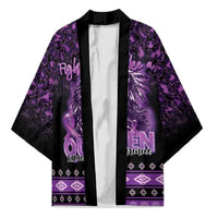 Personalized Native American Lupus Girl Kimono Fight Like a Queen