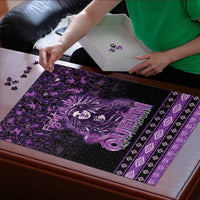 Native American Lupus Girl Puzzle Fight Like a Queen