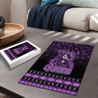 Native American Lupus Girl Puzzle Fight Like a Queen