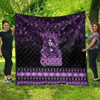 Native American Lupus Girl Quilt Fight Like a Queen
