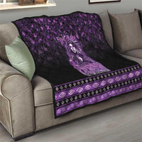 Native American Lupus Girl Quilt Fight Like a Queen