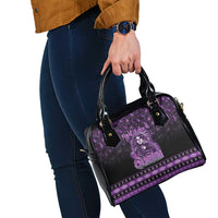 Native American Lupus Girl Shoulder Handbag Fight Like a Queen