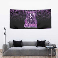Native American Lupus Girl Tapestry Fight Like a Queen