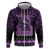 Personalized Native American Lupus Girl Zip Hoodie Fight Like a Queen