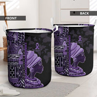 African Lady Lupus Awareness Laundry Basket Fight Support Cure