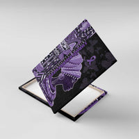 African Lady Lupus Awareness Canvas Wall Art Fight Support Cure
