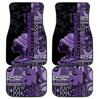 Personalized African Lady Lupus Awareness Car Mats Fight Support Cure