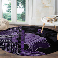 African Lady Lupus Awareness Round Carpet Fight Support Cure