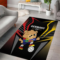 Germany 2024 Football Area Rug DFB Team Black Version - Wonder Print Shop