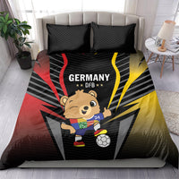 Germany 2024 Football Bedding Set DFB Team Black Version - Wonder Print Shop