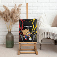 Germany 2024 Football Canvas Wall Art DFB Team Black Version - Wonder Print Shop