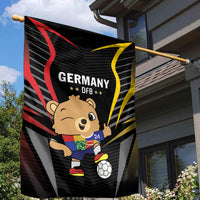 Germany 2024 Football Garden Flag DFB Team Black Version - Wonder Print Shop