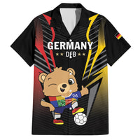 Personalized Germany 2024 Football Hawaiian Shirt DFB Team Black Version - Wonder Print Shop