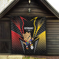 Germany 2024 Football Quilt DFB Team Black Version - Wonder Print Shop