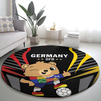 Germany 2024 Football Round Carpet DFB Team Black Version