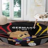 Germany 2024 Football Round Carpet DFB Team Black Version