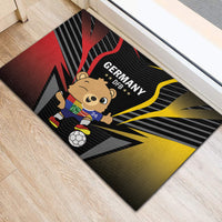 Germany 2024 Football Rubber Doormat DFB Team Black Version - Wonder Print Shop