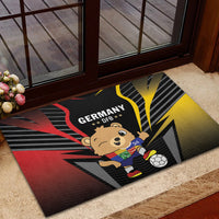 Germany 2024 Football Rubber Doormat DFB Team Black Version - Wonder Print Shop