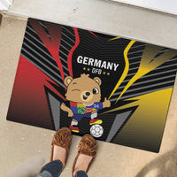 Germany 2024 Football Rubber Doormat DFB Team Black Version - Wonder Print Shop
