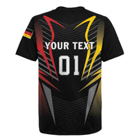 Personalized Germany 2024 Football Rugby Jersey DFB Team Black Version - Wonder Print Shop