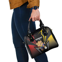 Germany 2024 Football Shoulder Handbag DFB Team Black Version