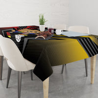 Germany 2024 Football Tablecloth DFB Team Black Version - Wonder Print Shop