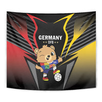Germany 2024 Football Tapestry DFB Team Black Version - Wonder Print Shop