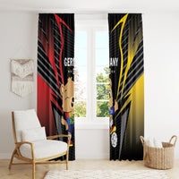 Germany 2024 Football Window Curtain DFB Team Black Version - Wonder Print Shop