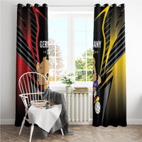 Germany 2024 Football Window Curtain DFB Team Black Version - Wonder Print Shop