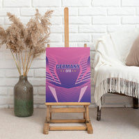 Germany 2024 Football Canvas Wall Art DFB Team Pink Version - Wonder Print Shop