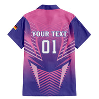 Personalized Germany 2024 Football Family Matching Mermaid Dress and Hawaiian Shirt DFB Team Pink Version - Wonder Print Shop