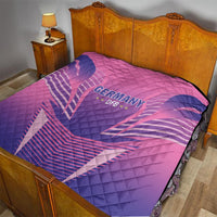 Germany 2024 Football Quilt DFB Team Pink Version - Wonder Print Shop