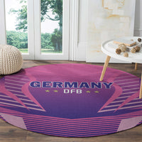 Germany 2024 Football Round Carpet DFB Team Pink Version