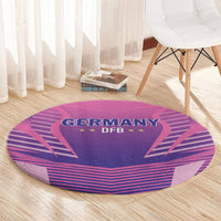 Germany 2024 Football Round Carpet DFB Team Pink Version