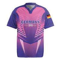 Personalized Germany 2024 Football Rugby Jersey DFB Team Pink Version - Wonder Print Shop