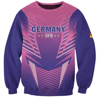 Personalized Germany 2024 Football Sweatshirt DFB Team Pink Version - Wonder Print Shop